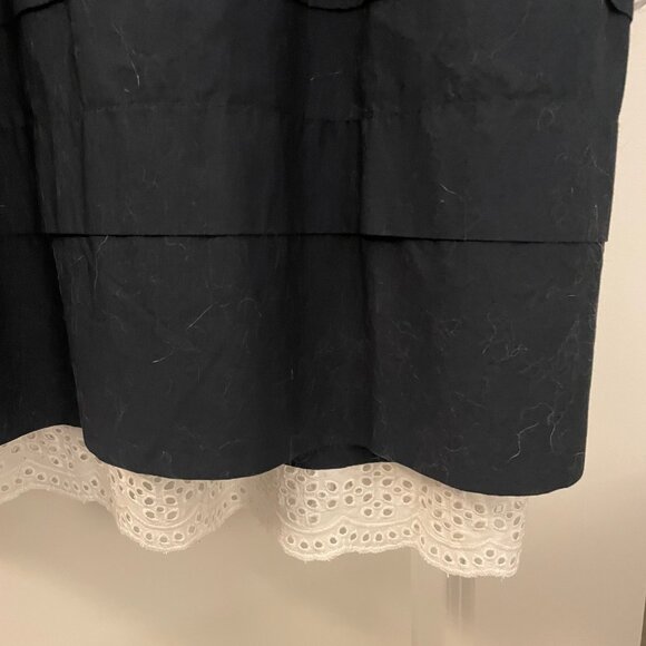 Anthropologie Square-Neck Poplin Midi Dress, Sz Sm - Picture 3 of 8